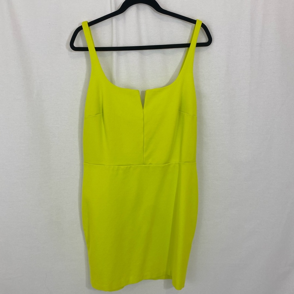 Bar III, Neon Green Dress